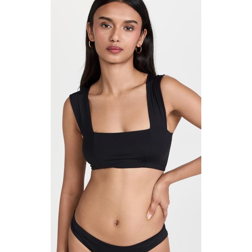 L*Space Parker convertible bikini top sports bra in black small - Picture 3 of 3